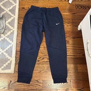 Plain navy Nike joggers